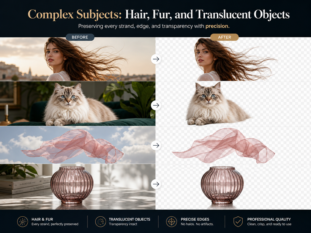 Complex Subjects: Hair, Fur, and Translucent Objects
