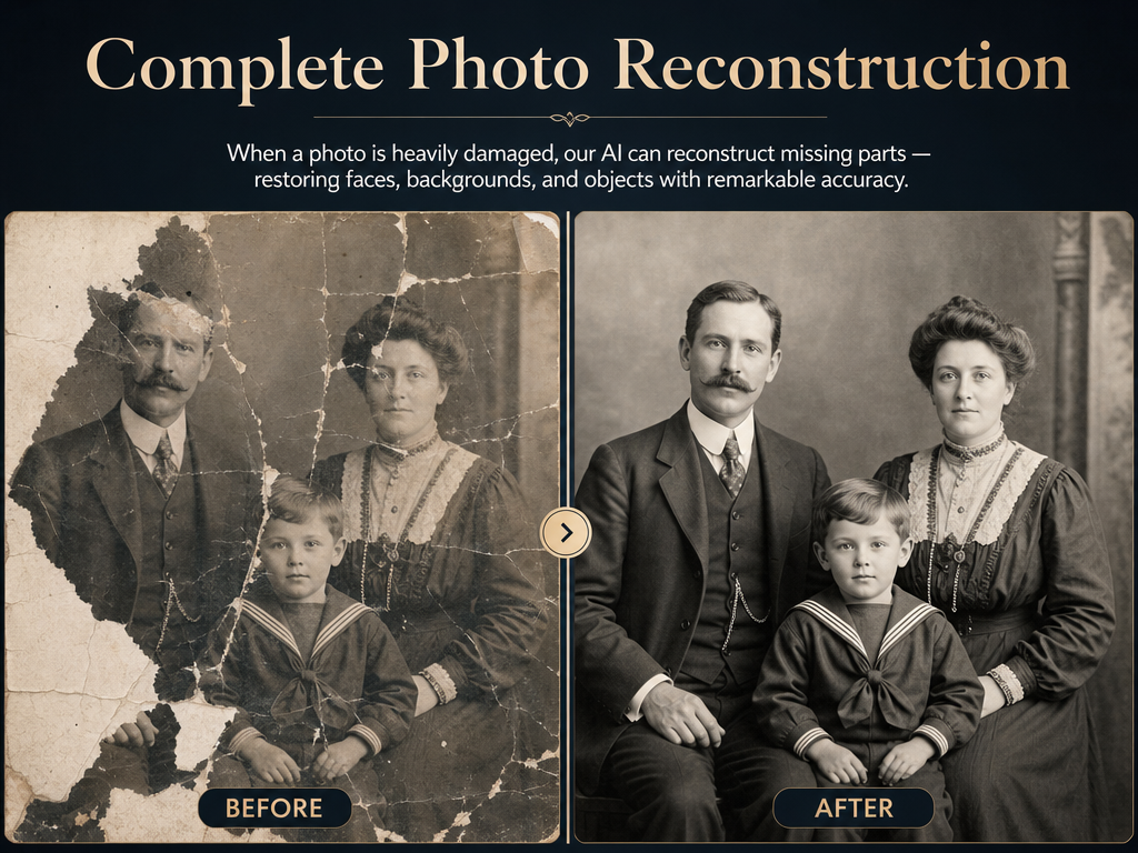 Complete Photo Reconstruction